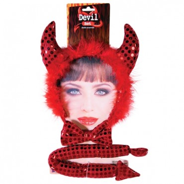 Dress Up Kit Devil Sequin