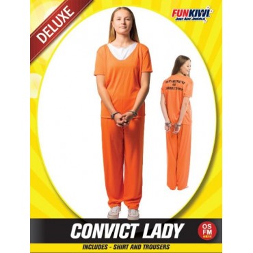Costume Adult Prisoner Lady...
