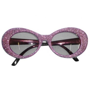 Sunglasses 70's Groovy Pink...