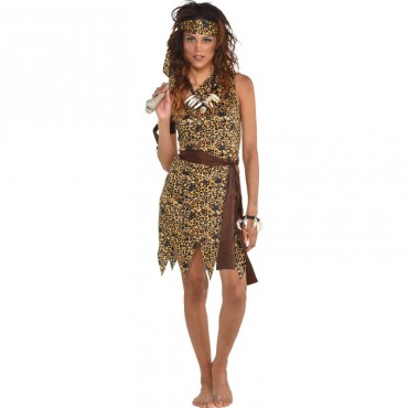 Costume Adult Cavewoman 8-10
