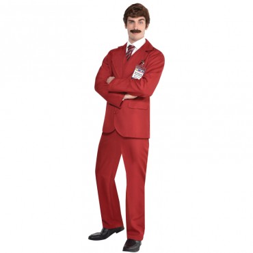 Costume Adult Anchorman Ron...