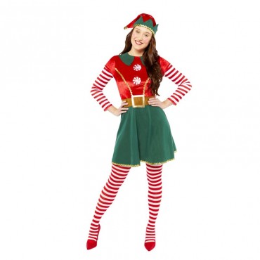 Costume Adult Elf Lady 10-12
