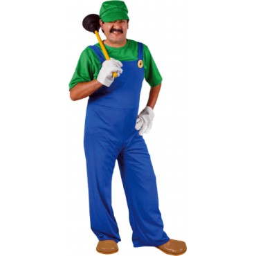 Costume Adult Luigi Plumber...