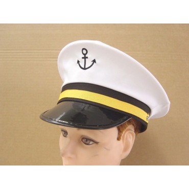 Cap Navy Captain Black Anchor