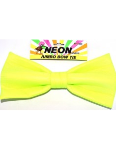 Bow Tie Jumbo Neon Yellow